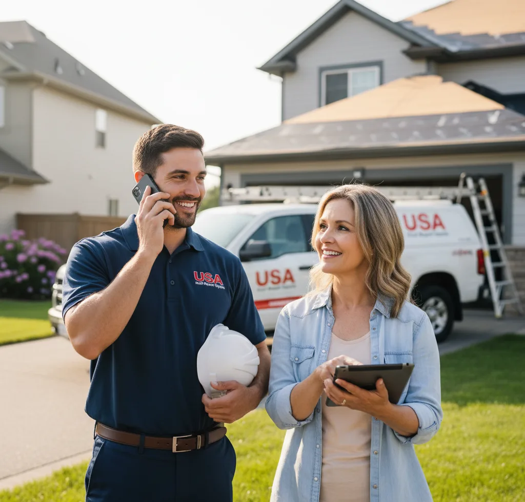 USA Roof Repair Experts customer support in Middle River
